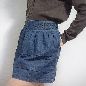Juicy couture denim skirt